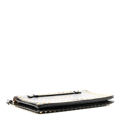 Valentino Garavani Nappa Rockstud Wristlet Clutch Black 4 of 8