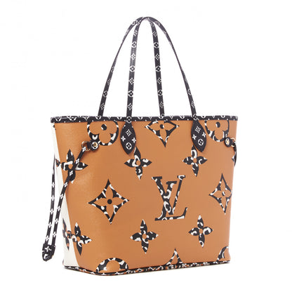 Louis Vuitton Monogram Giant Jungle Neverfull MM Ivory 2 of 8