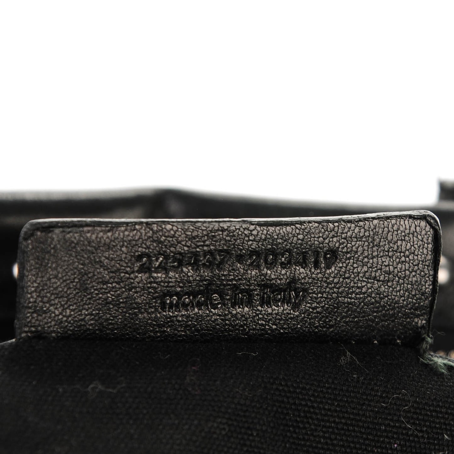 Calfskin Studded Sac Y Rock Black
