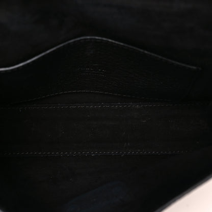 Valentino Garavani Pebbled Calfskin Medium Rockstud Flip Lock Crossbody Bag Black 4 of 8