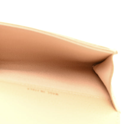 Chanel Caviar Quilted Flap Card Holder Wallet Beige 5 of 9