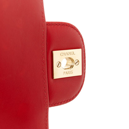 Chanel Patent Quilted Medium Single Flap Red 7 of 11