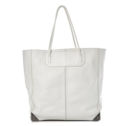 Alexander Wang Pebbled Calfskin Prisma Skeletal Tote White 3 of 25