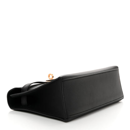 Hermes Swift Kelly Pochette Clutch Black 4 of 9