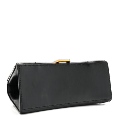 Balenciaga Shiny Box Calfskin Small Hourglass Top Handle Bag Black 4 of 15