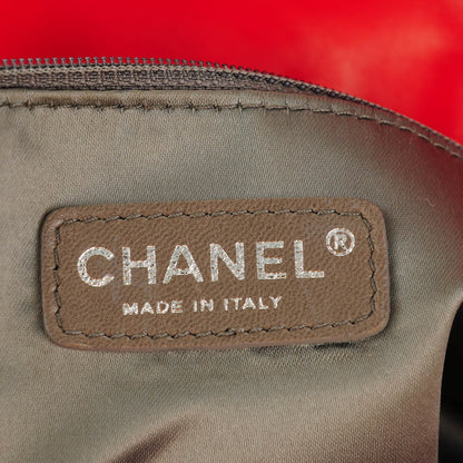 Chanel Lambskin Stitched Large Walk Of Fame Flap Red 6 of 7