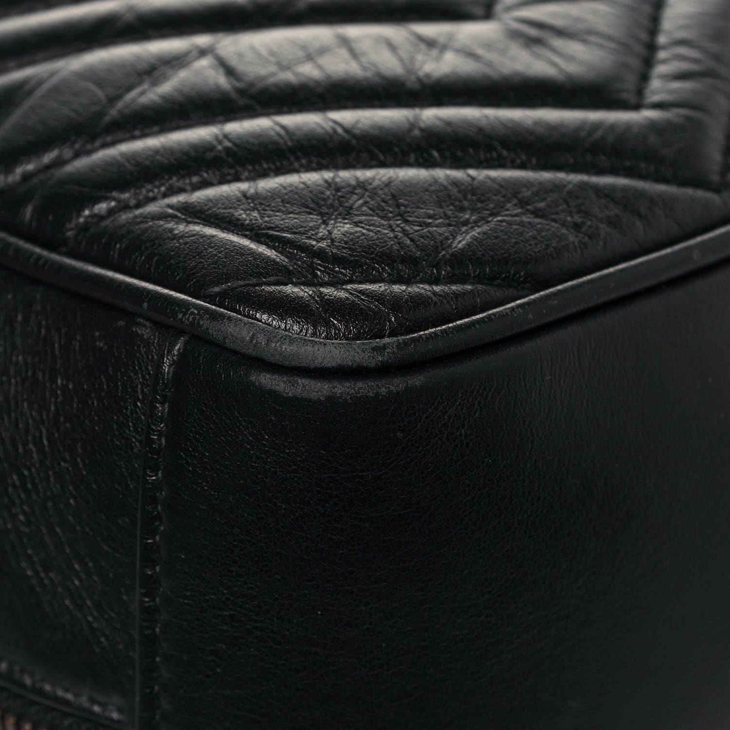 Gucci Calfskin Matelasse Sylvie Web Small GG Marmont Top Handle Shoulder Bag Black 11 of 24