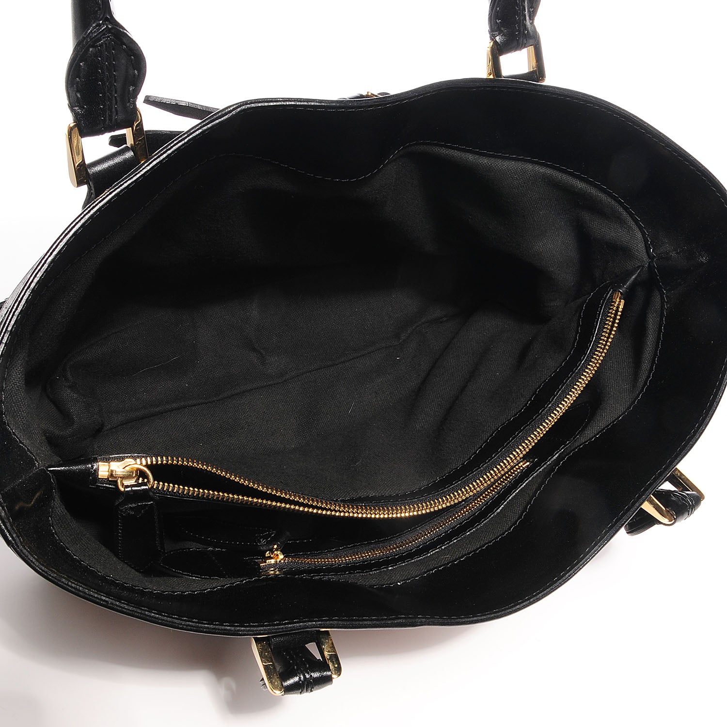 Burberry House Check Bridle Calfskin Medium Lynher Tote Black 5 of 10