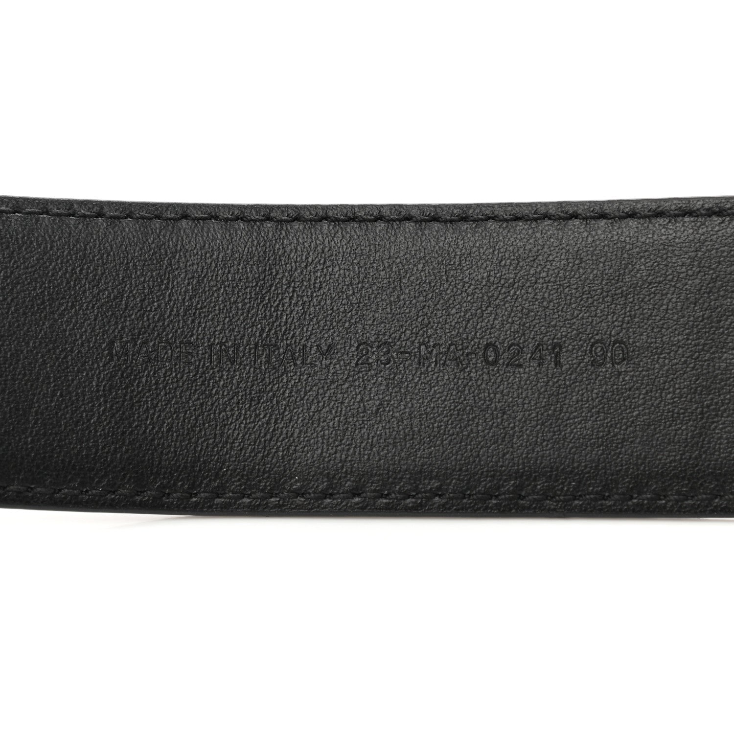 Christian Dior Calfskin Bobby CD Belt 90 Black 4 of 8