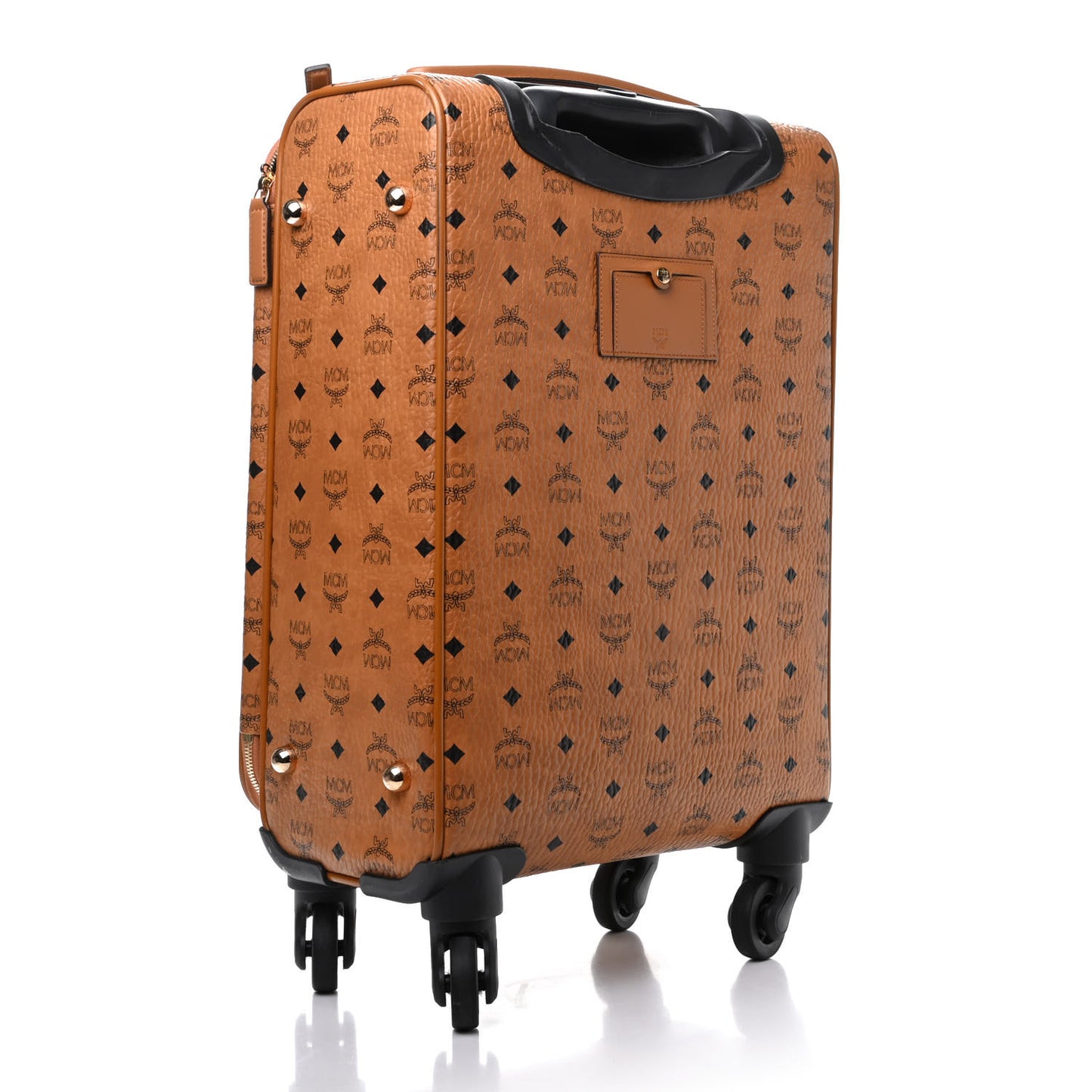 Visetos Small Traveler Cabin Trolley Suitcase Cognac