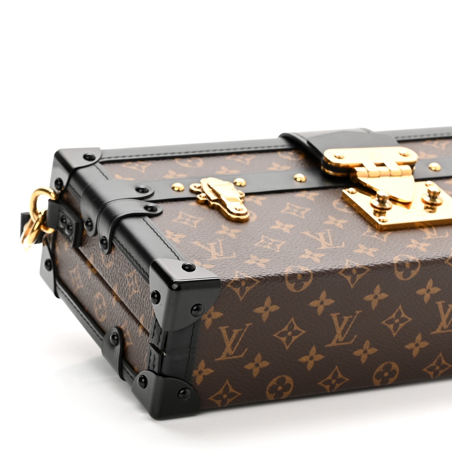 Louis Vuitton Monogram Petite Malle East West Black 8 of 9
