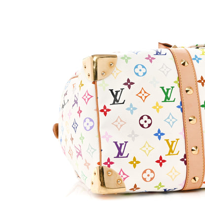 Louis Vuitton Monogram Multicolor Keepall 45 White 8 of 12
