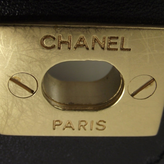 Chanel Straw Raffia Tote Black 10 of 11