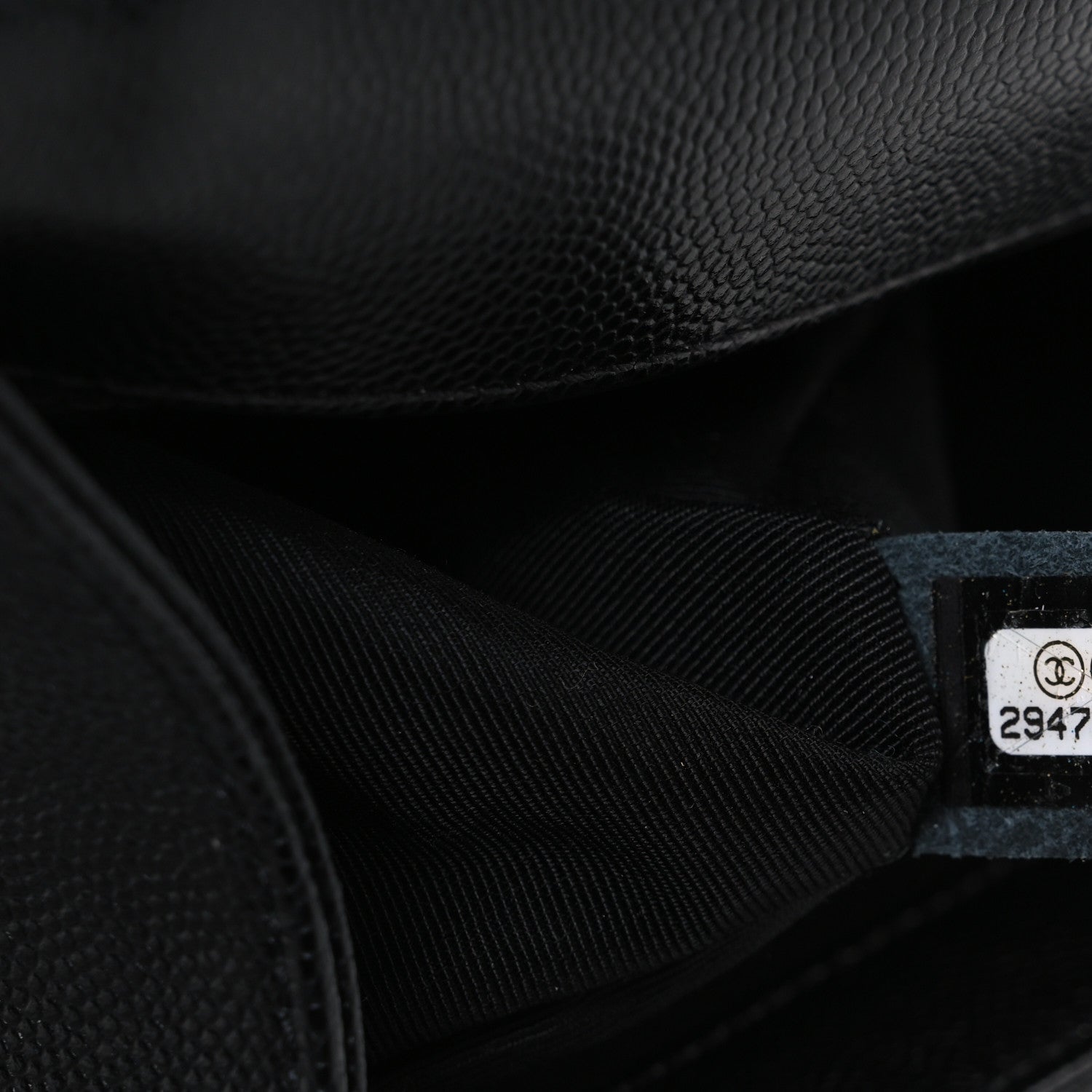 Chanel Caviar Quilted Medium Boy Flap Black 7 of 10