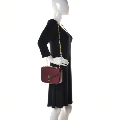 Celine Shiny Calfskin Medium C Bag Light Burgundy 2 of 9
