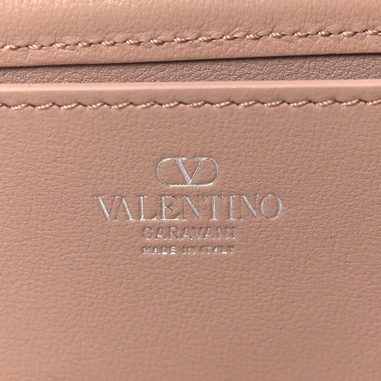 TPU Calfskin Crystal Vlogo Embellished Small Loco Shoulder Bag Trasparente Crystal Rose Cannelle