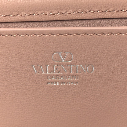 Valentino Garavani TPU Calfskin Crystal Vlogo Embellished Small Loco Shoulder Bag Trasparente Crystal Rose Cannelle 6 of 8