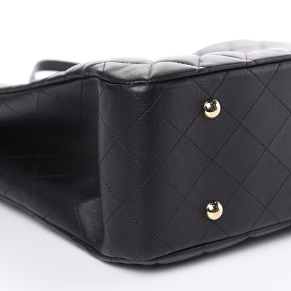 Chanel Calfskin Quilted Large CC Shopping Tote Black 11 of 11