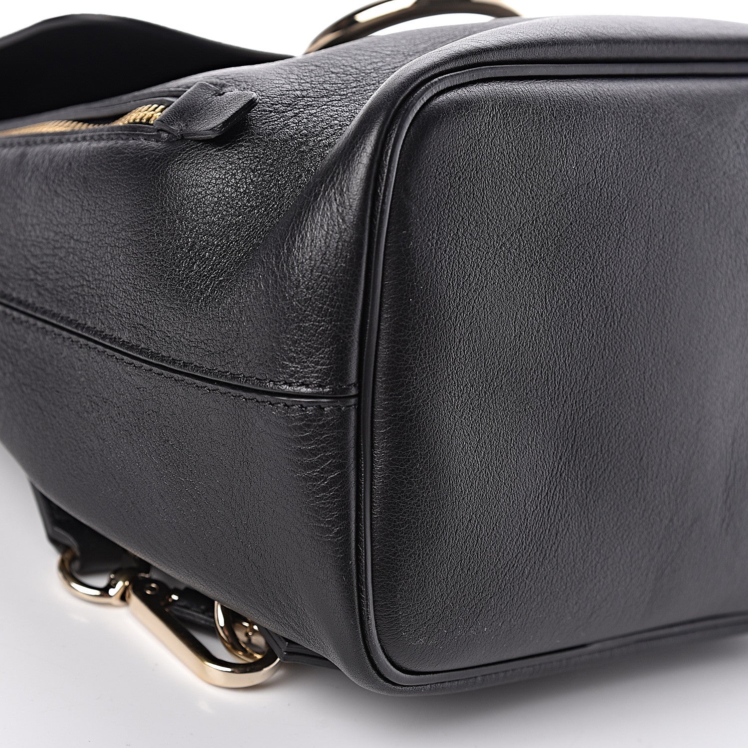 Chloe Suede Calfskin Small Faye Backpack Black 8 of 9