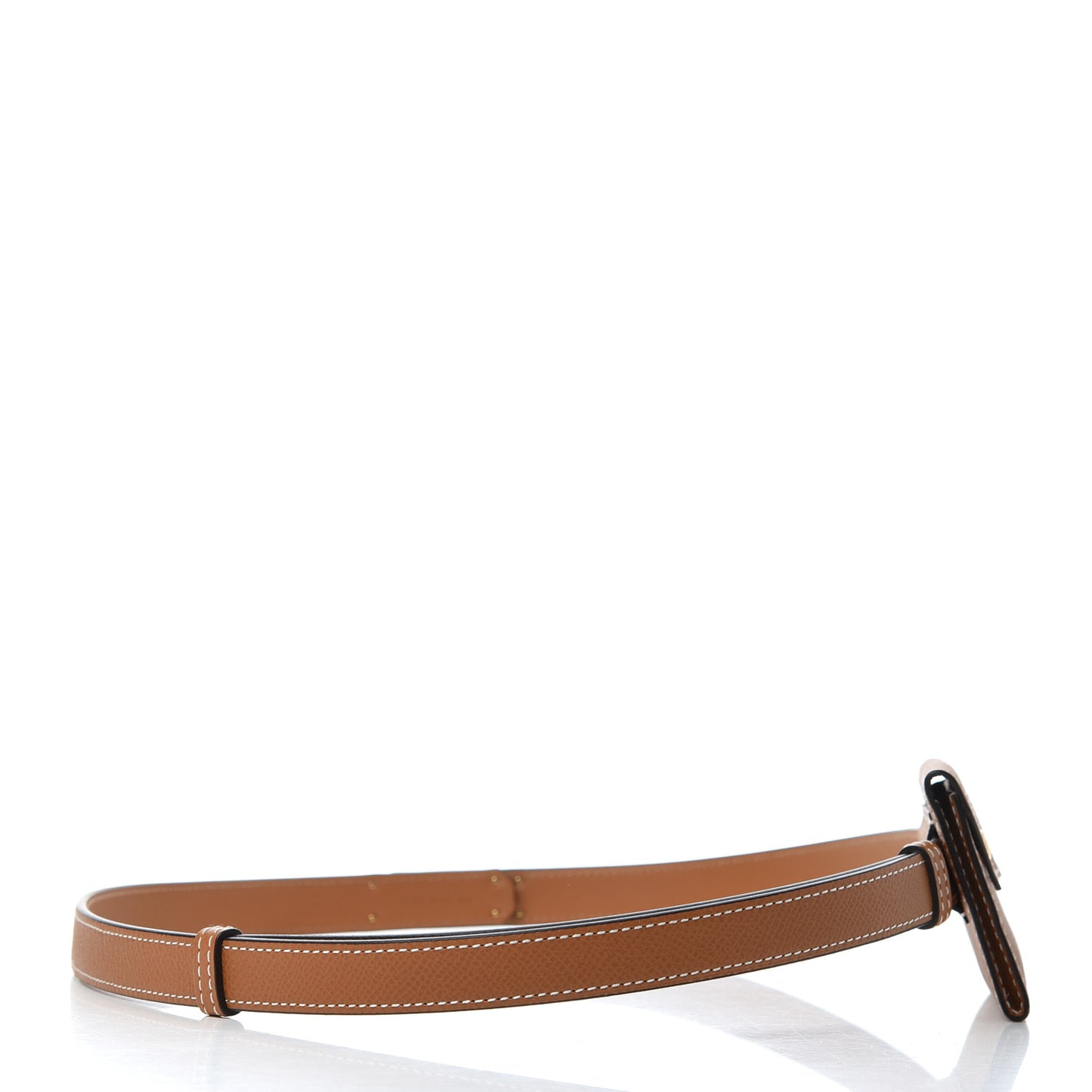 Epsom Kelly Pocket Belt Gold