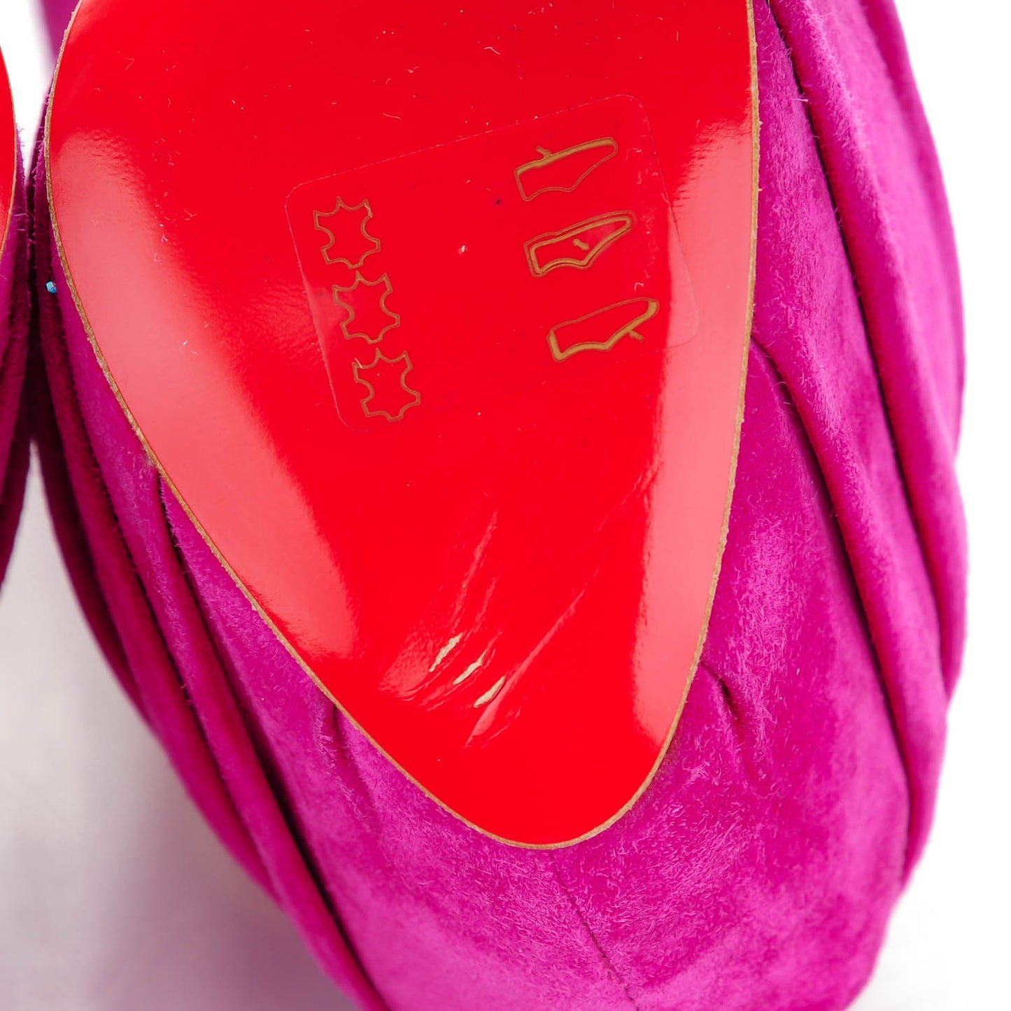 Suede Drapesse 160 Pumps 38 Grenadine