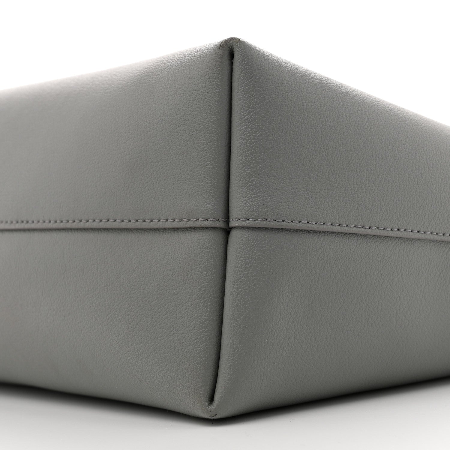 Saint Laurent Calfskin Large Shopping Tote Granite 10 of 14