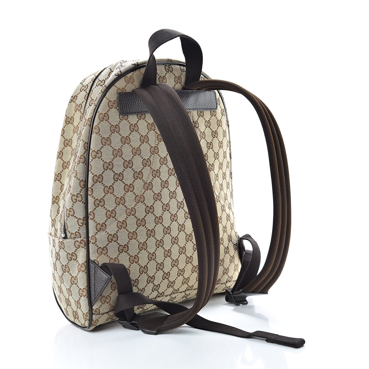 Gucci Monogram Travel Backpack Dark Brown 3 of 10