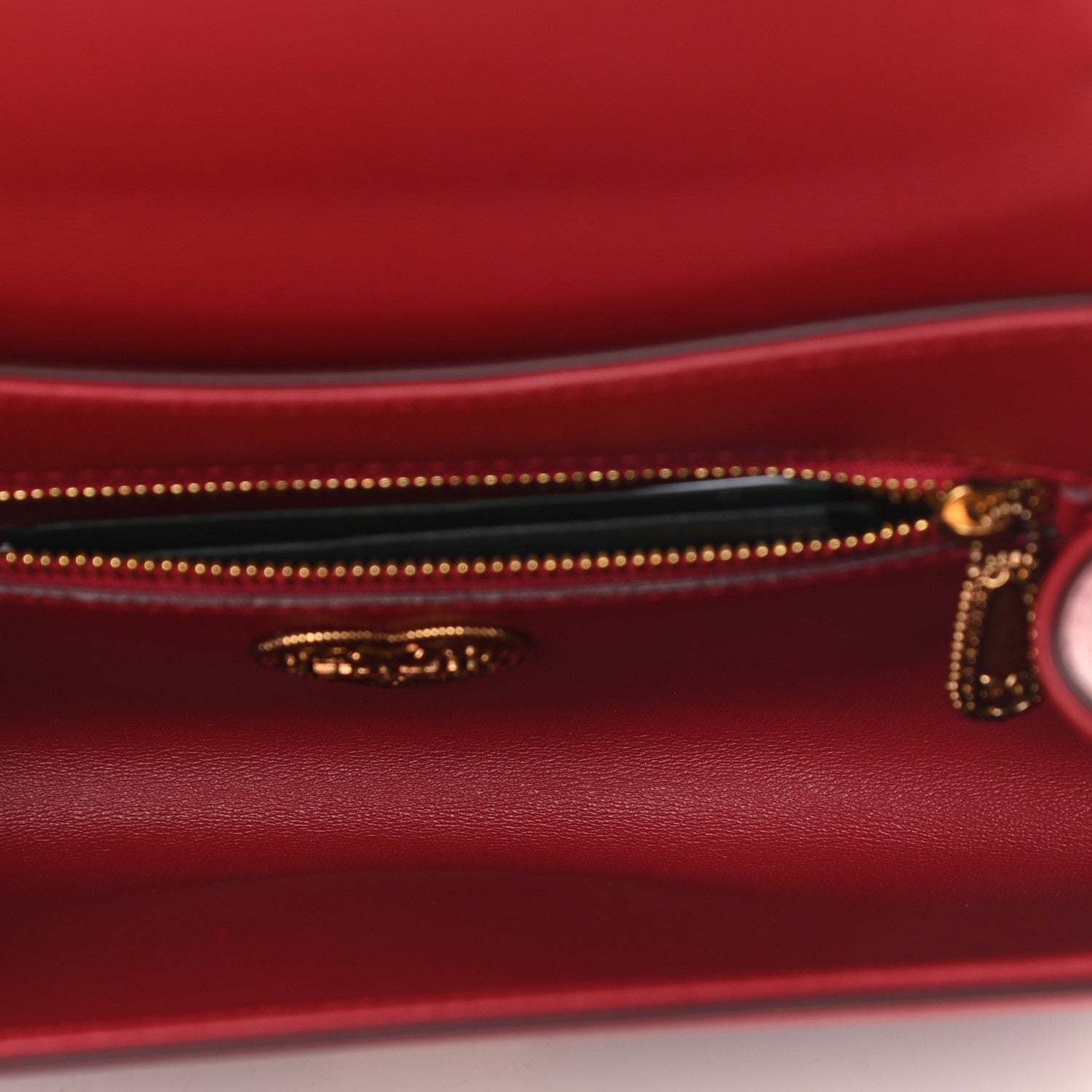 Dolce & Gabbana Calfskin Medium Devotion Crossbody Bag Red 5 of 10