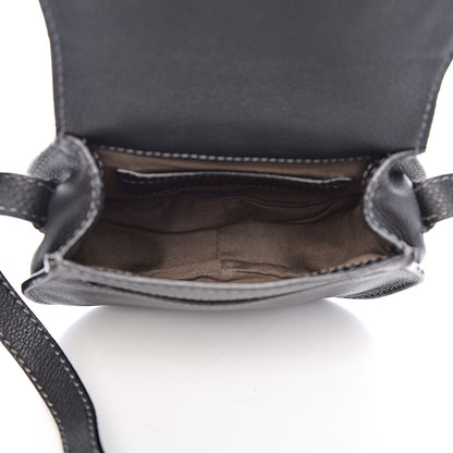 Chloe Calfskin Mini Marcie Round Crossbody Bag Black 5 of 12