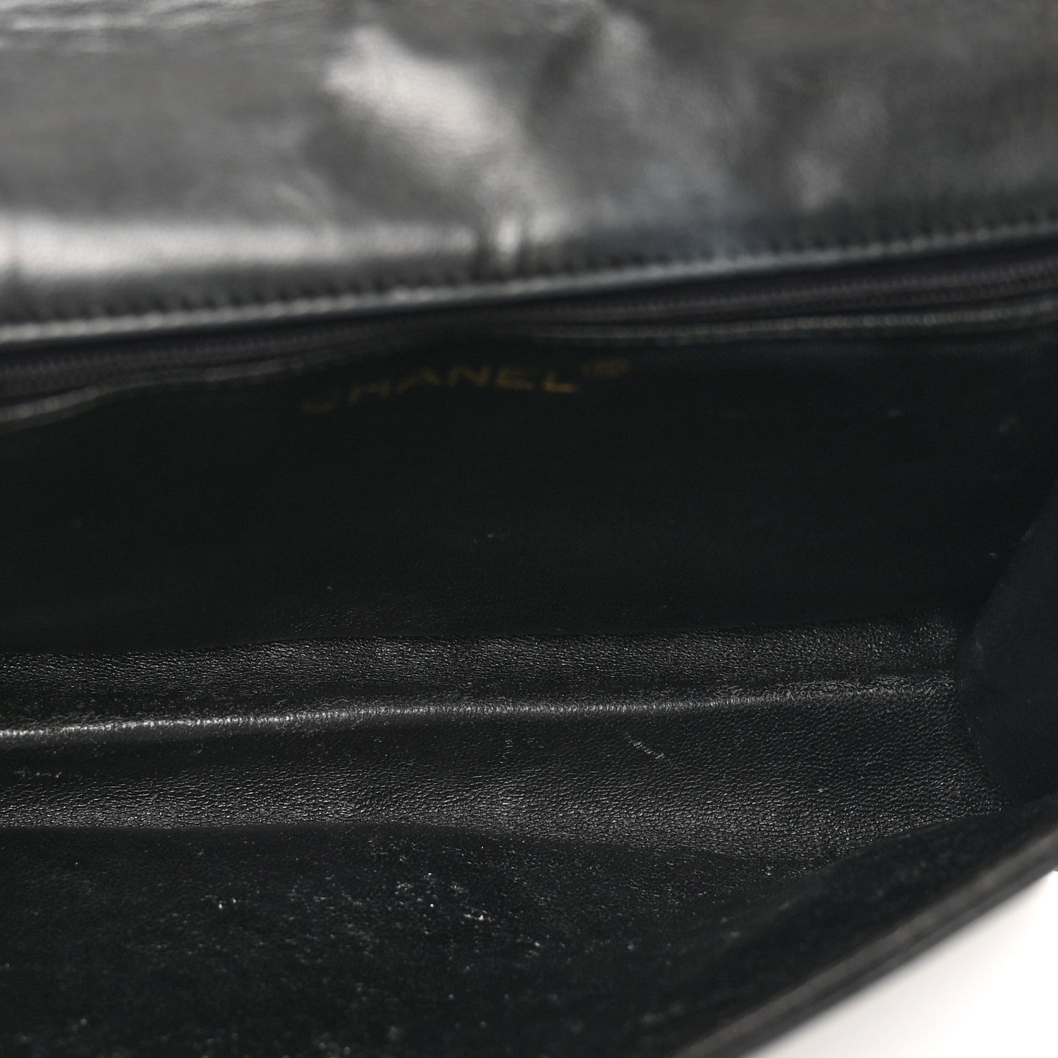 Chanel Lambskin Quilted CC Small Single Flap Black 6 of 15