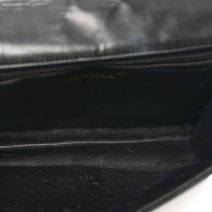 Chanel Lambskin Quilted CC Small Single Flap Black 6 of 15