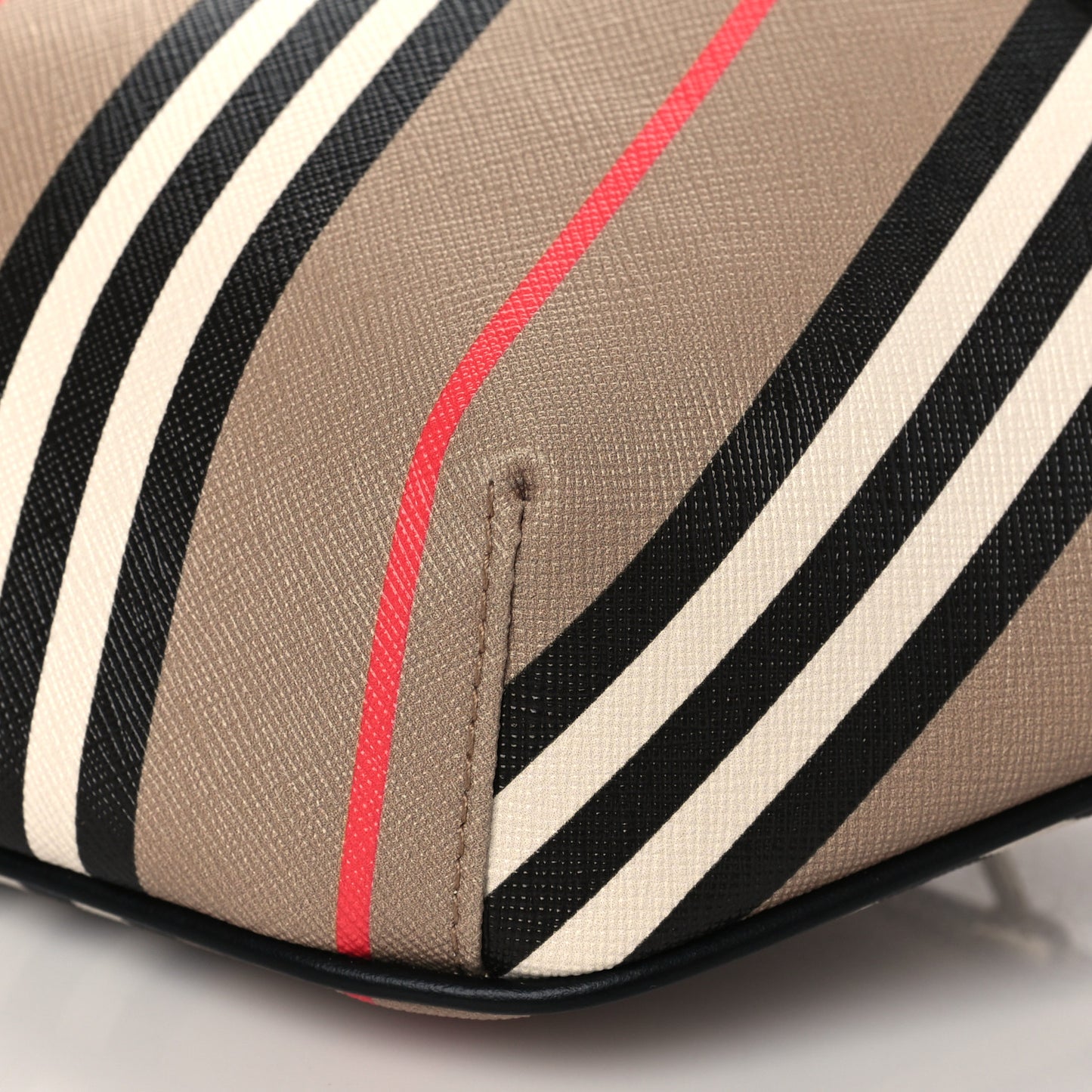 E-Canvas Icon Stripe Sonny Bum Bag Archive Beige