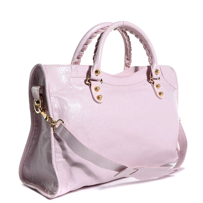 Balenciaga Agneau Giant 12 Gold Hardware City Rose Poudre Rose Petunia 3 of 10
