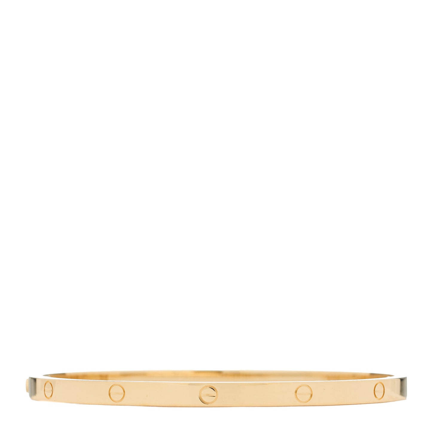 18K Yellow Gold Small LOVE Bracelet 17
