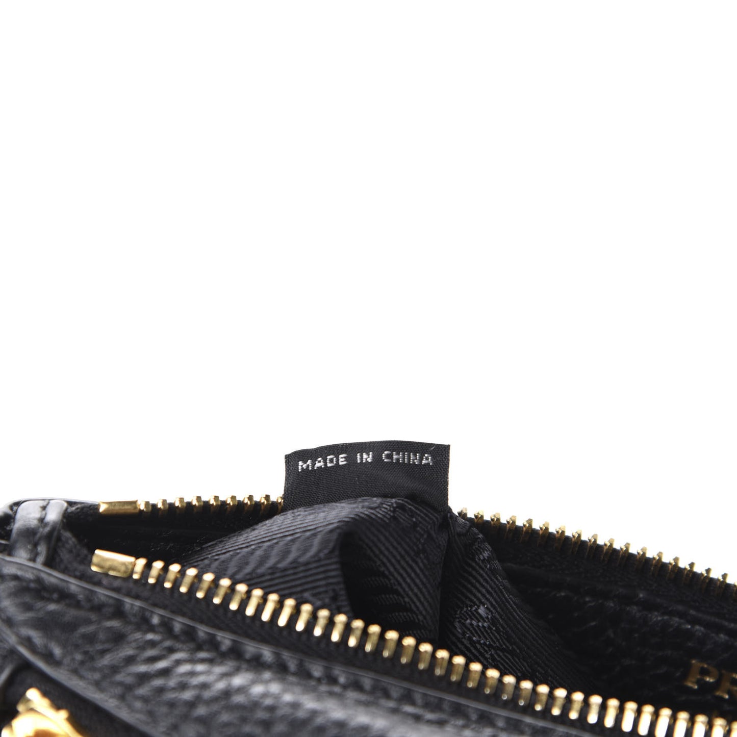 Vitello Daino Small Belt Bag Black