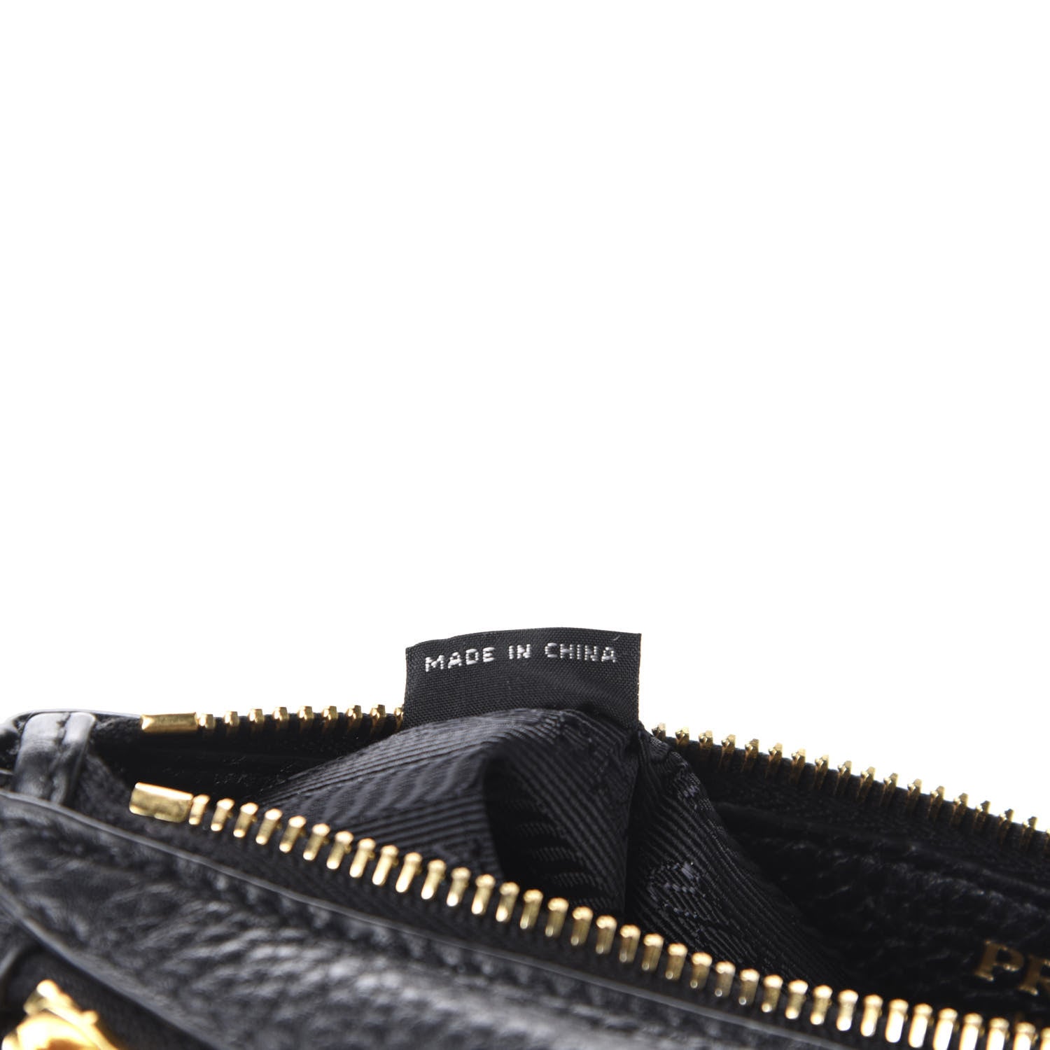 Prada Vitello Daino Small Belt Bag Black 9 of 11