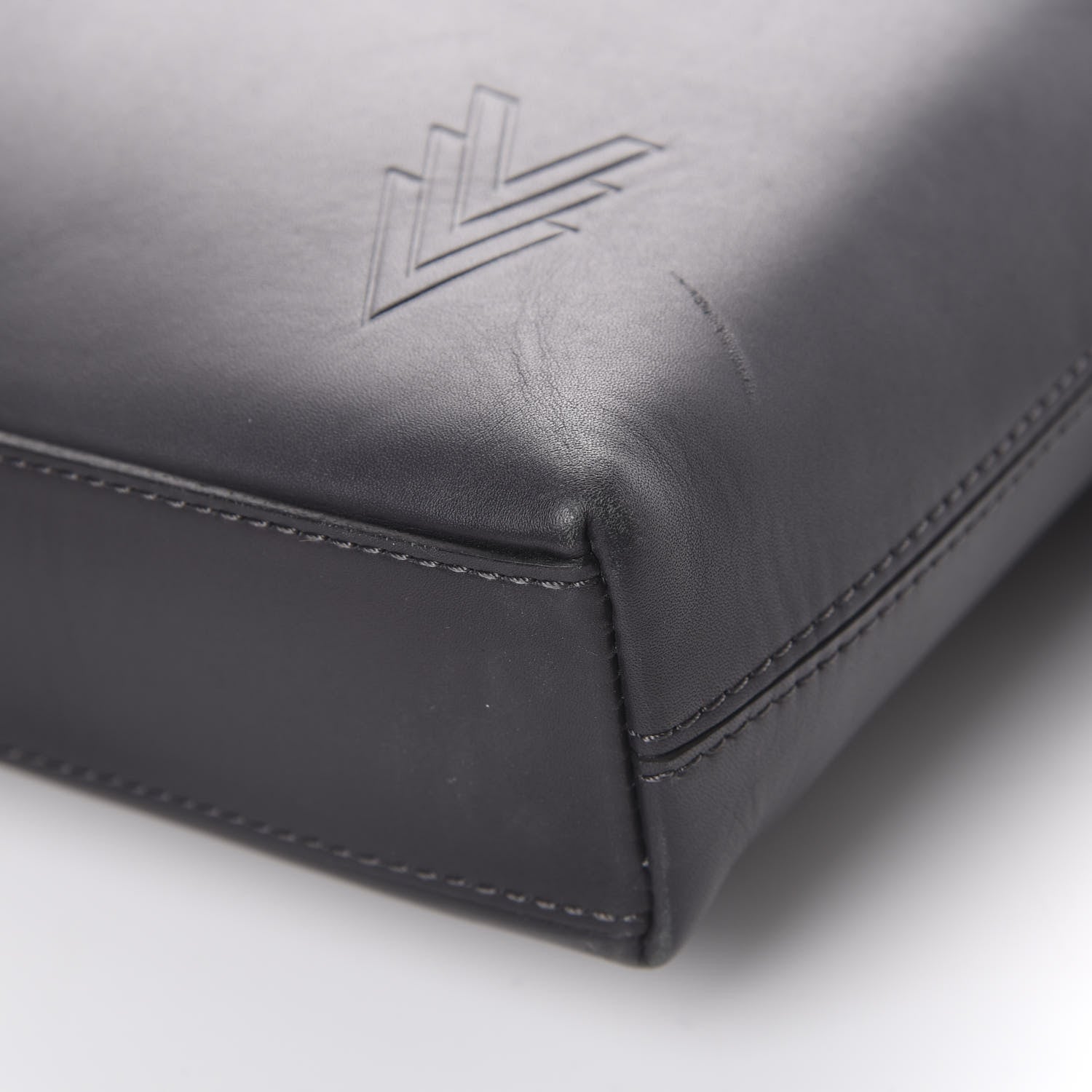 Louis Vuitton Cuir Ombre Porte-Documents Voyage Bandouliere Anthracite 9 of 18