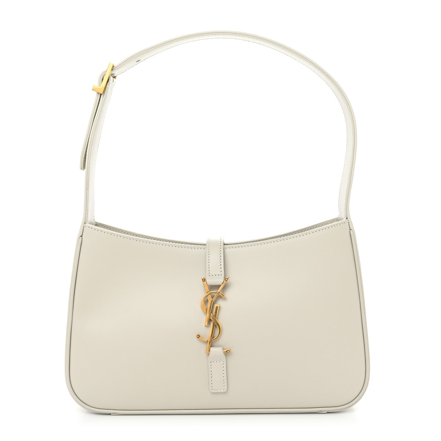 Saint Laurent Smooth Calfskin Le 5 A 7 Hobo Crema Soft 1 of 10