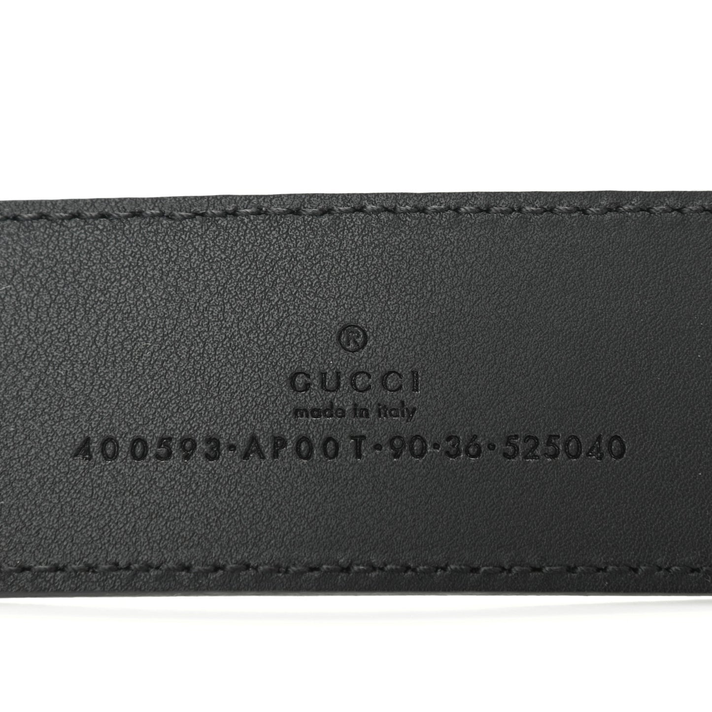 Calfskin Double G 40mm Belt 90 36 Black