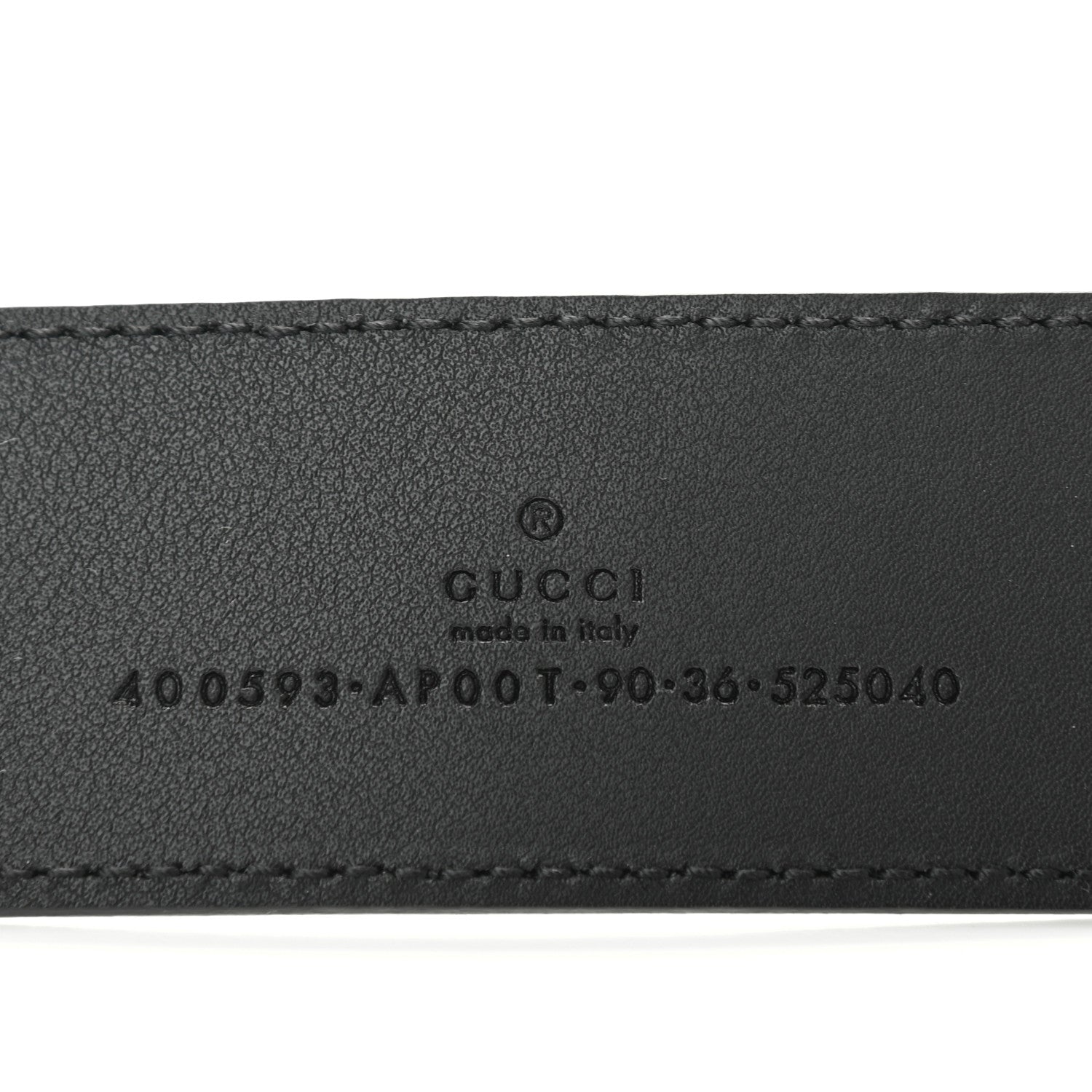 Gucci Calfskin Double G 40mm Belt 90 36 Black 3 of 5