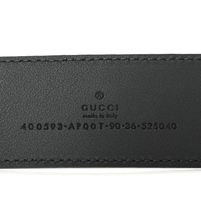Gucci Calfskin Double G 40mm Belt 90 36 Black 3 of 5