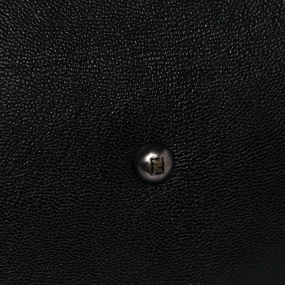 Fendi Goatskin Large Peekaboo Iconic Satchel Black Lampone 16 of 16