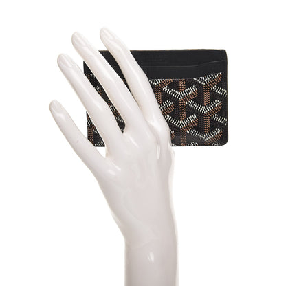 Goyard Goyardine Saint Sulpice Card Holder Black 2 of 8