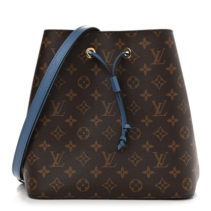 Louis Vuitton Monogram Neonoe MM Blue Jean 1 of 10