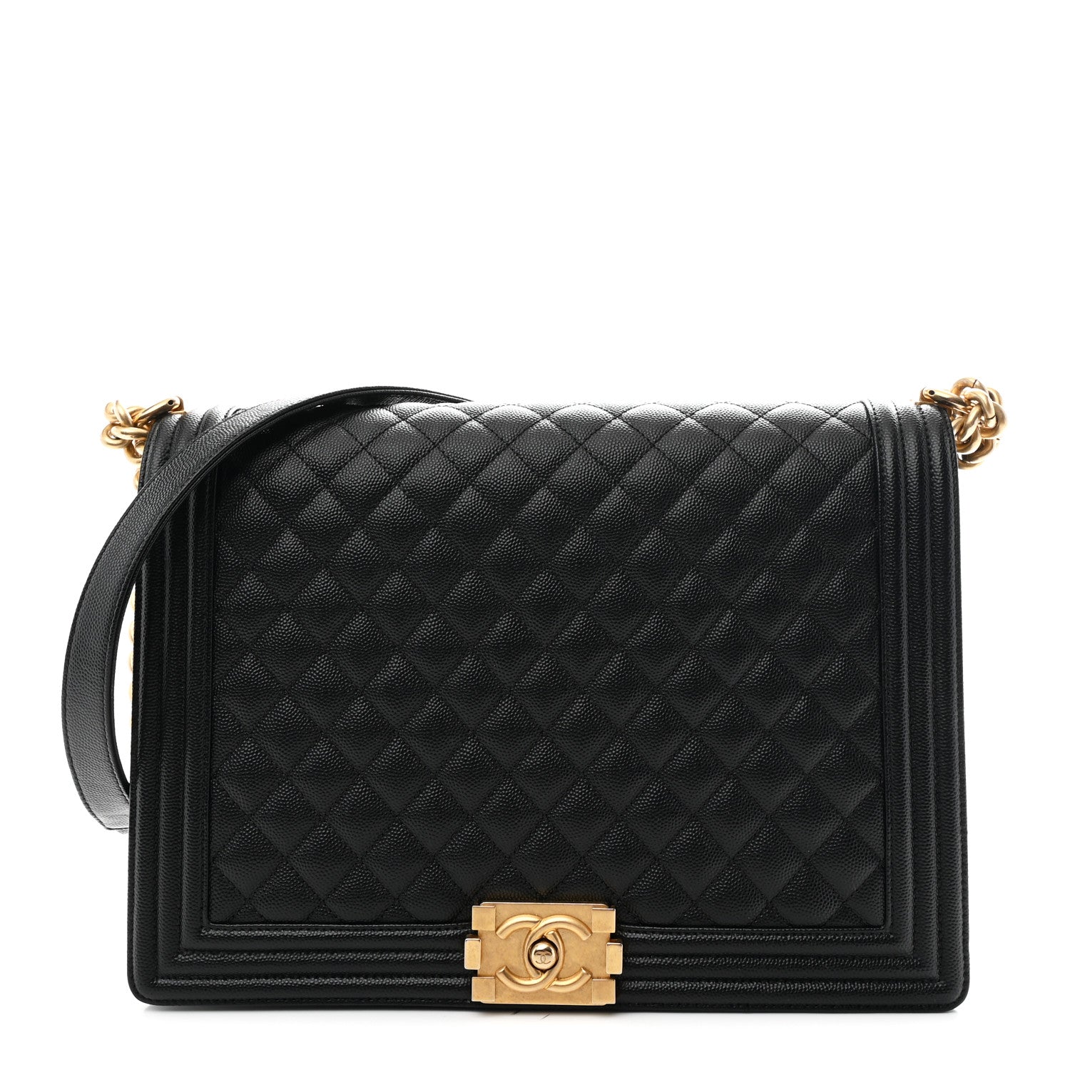 Chanel Caviar Quilted Large Boy Flap Black 1 of 10