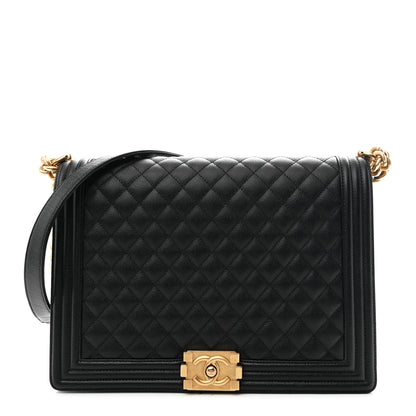 Chanel Caviar Quilted Large Boy Flap Black 1 of 10