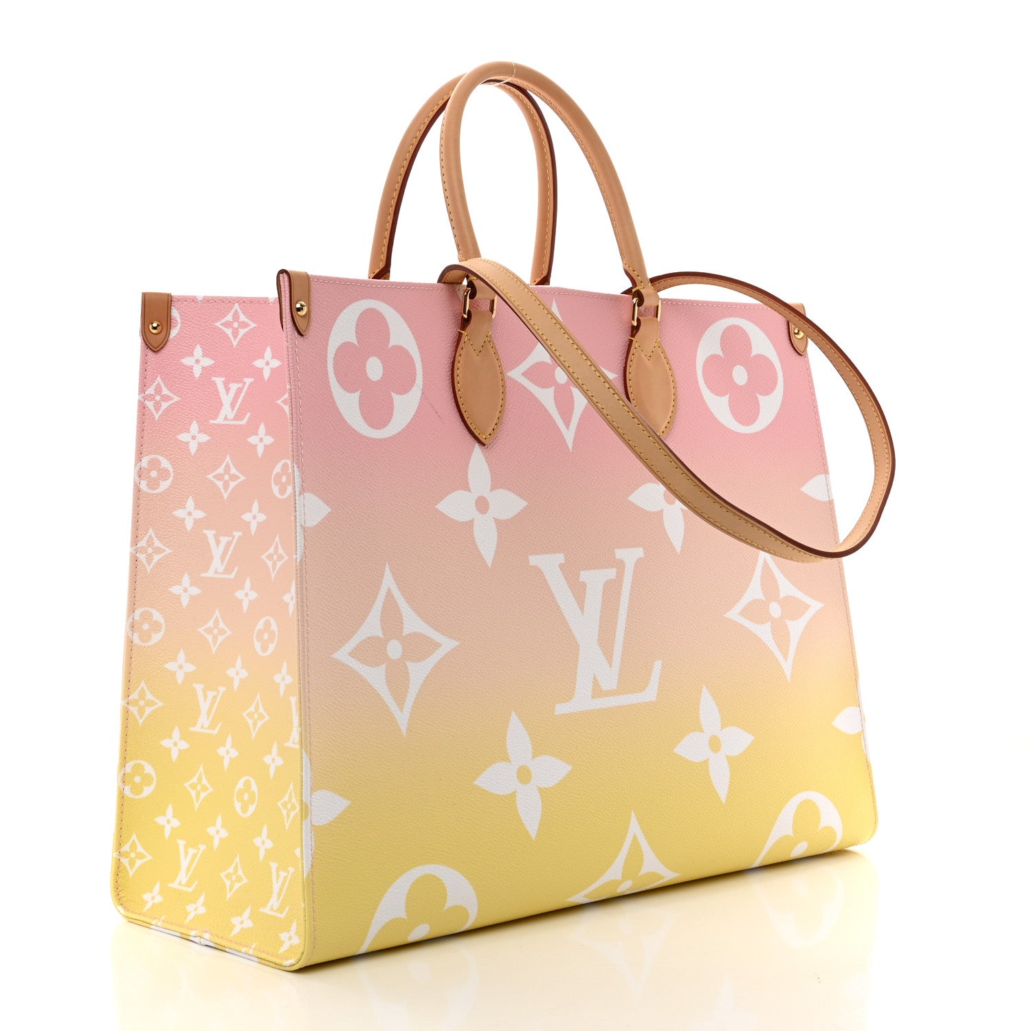 Louis Vuitton Monogram Giant By The Pool OnTheGo GM Light Pink 3 of 11