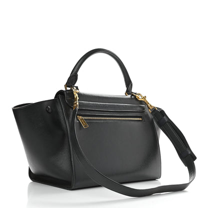 Celine Liege Calfskin Small Trapeze Black 3 of 11