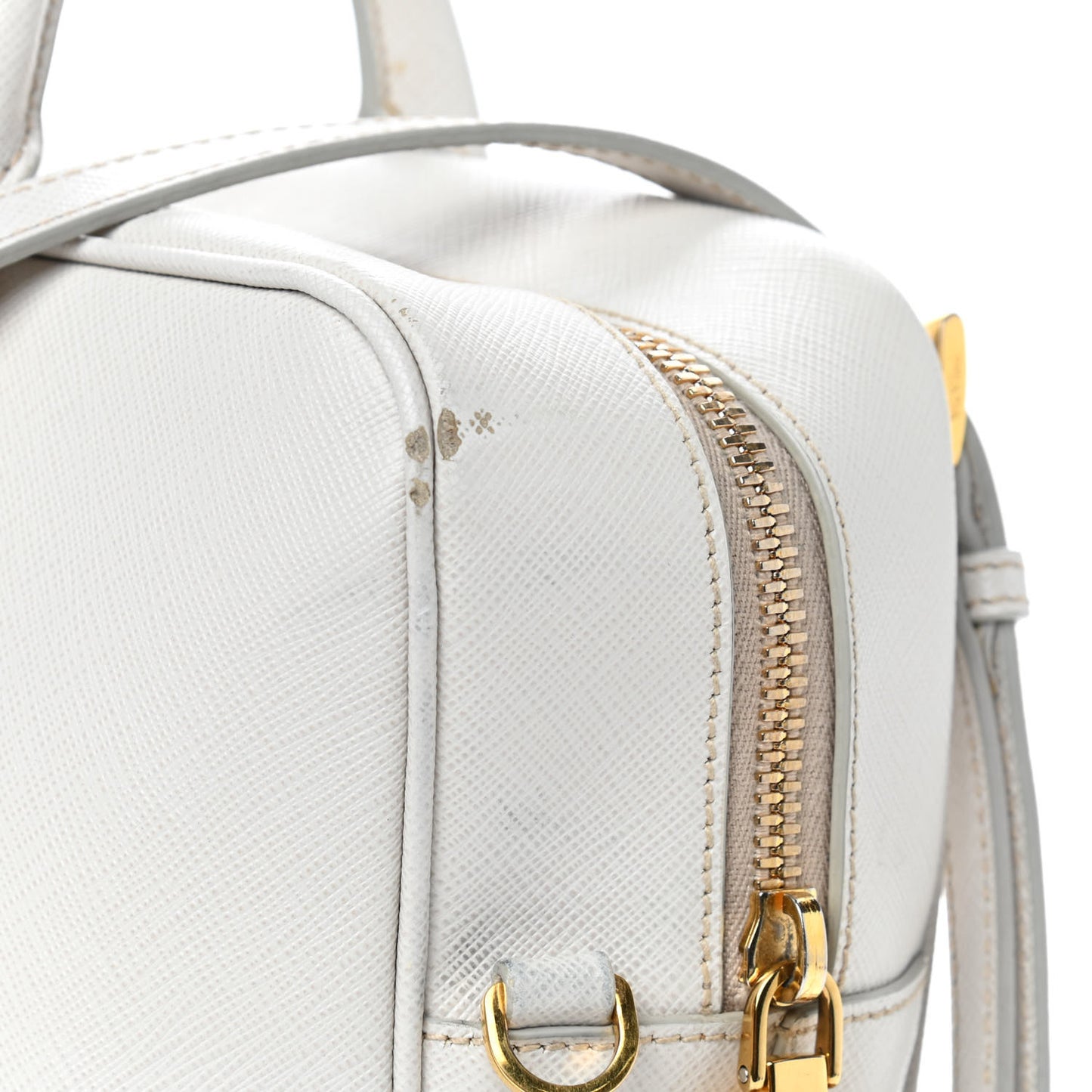 Saffiano Lux Tote Bowler Talco