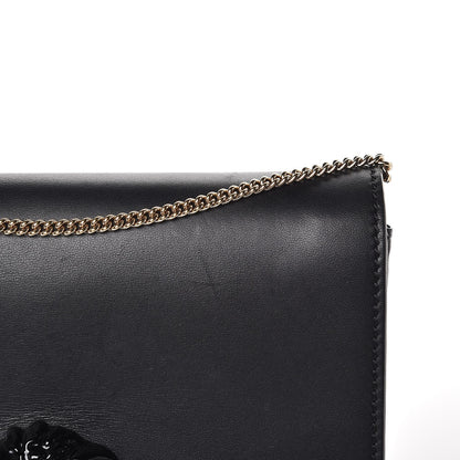 Versace Calfskin Palazzo Chain Evening Bag Black 13 of 15